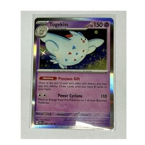Pokémon Togekiss 085/197 SV03 Obsidian Flames Stage 2 Holo Rare 150 HP Card
